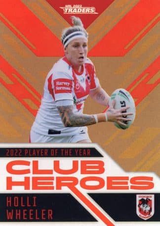 2023 NRL Traders Club Heroes Bronze - CHB41 Holli Wheeler St George Dragons