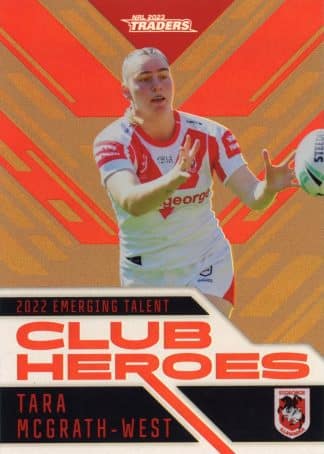 2023 NRL Traders Club Heroes Bronze - CHB42 Tara McGrath-West St George Dragons