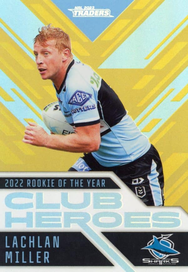 2023 NRL Traders Club Heroes Gold - CHG08 Lachlan Miller Cronulla Sharks