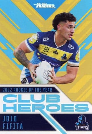 2023 NRL Traders Club Heroes Gold - CHG10 Jojo Fifita Gold Coast Titans