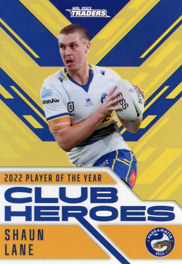 2023 NRL Traders Club Heroes Gold - CHG19 Shaun Lane Parramatta Eels