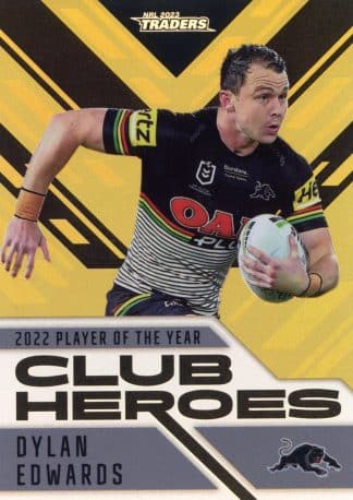 2023 NRL Traders Club Heroes Gold - CHG21 Dylan Edwards Penrith Panthers