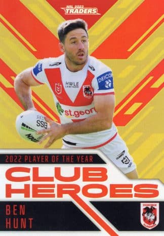 2023 NRL Traders Club Heroes Gold - CHG25 Ben Hunt St George Dragons
