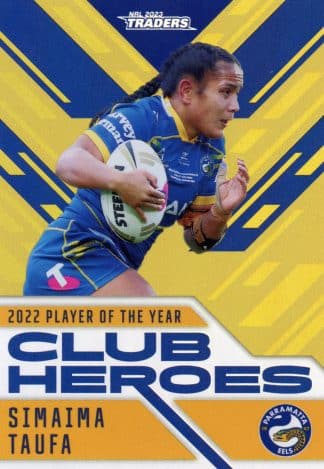 2023 NRL Traders Club Heroes Gold - CHG40 Simaima Taufa Parramatta Eels