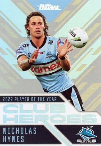 2023 NRL Traders Club Heroes Silver - CHS07 Nicholas Hynes Cronulla Sharks