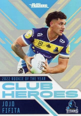 2023 NRL Traders Club Heroes Silver - CHS10 Jojo Fifita Gold Coast Titans