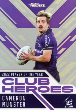 2023 NRL Traders Club Heroes Silver - CHS13 Cameron Munster Melbourne Storm