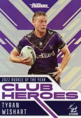 2023 NRL Traders Club Heroes Silver - CHS14 Tyran Wishart Melbourne Storm