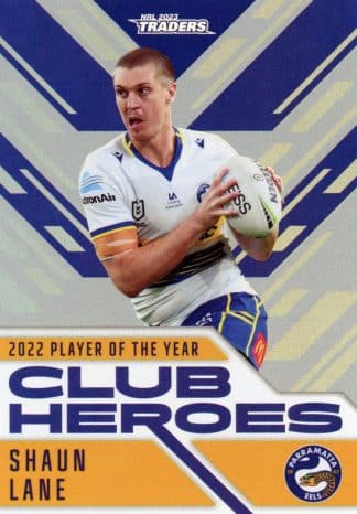 2023 NRL Traders Club Heroes Silver - CHS19 Shaun Lane Parramatta Eels
