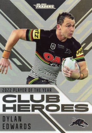2023 NRL Traders Club Heroes Silver - CHS21 Dylan Edwards Penrith Panthers