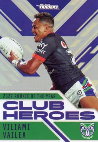 2023 NRL Traders Club Heroes Silver - CHS30 Viliami Vailea Warriors