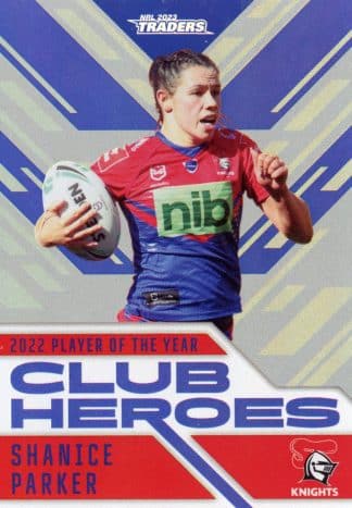 2023 NRL Traders Club Heroes Silver - CHS37 Shanice Parker Newcastle Knights
