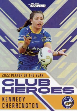 2023 NRL Traders Club Heroes Silver - CHS39 Kennedy Cherrington Parramatta Eels
