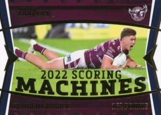 2023 NRL Traders Scoring Machines - SM06 Reuben Garrick Manly Sea Eagles