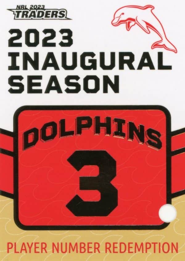 2023 NRL Traders Dolphins Parallel Inaugural Card - DP03 Euan Aitken - Image 2