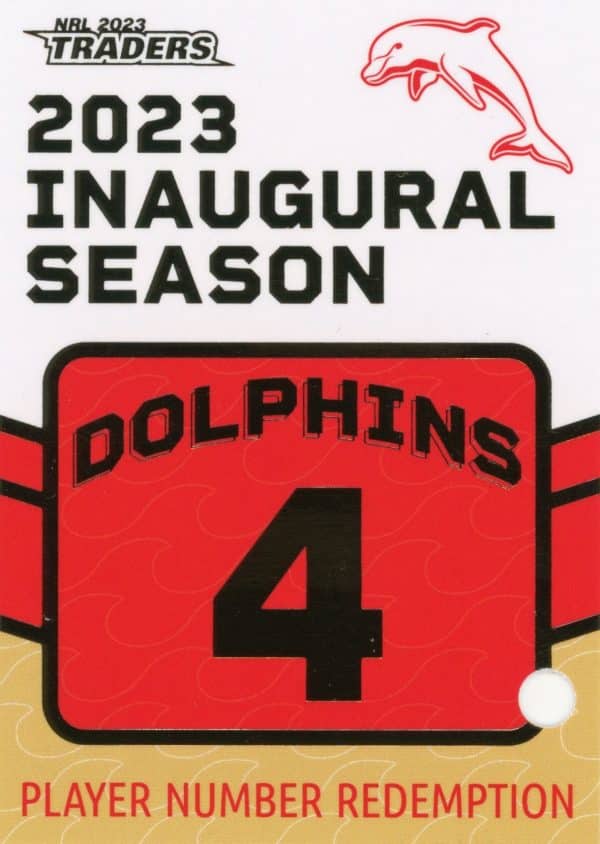 2023 NRL Traders Dolphins Parallel Inaugural Card - DP04 Brenko Lee - Image 2