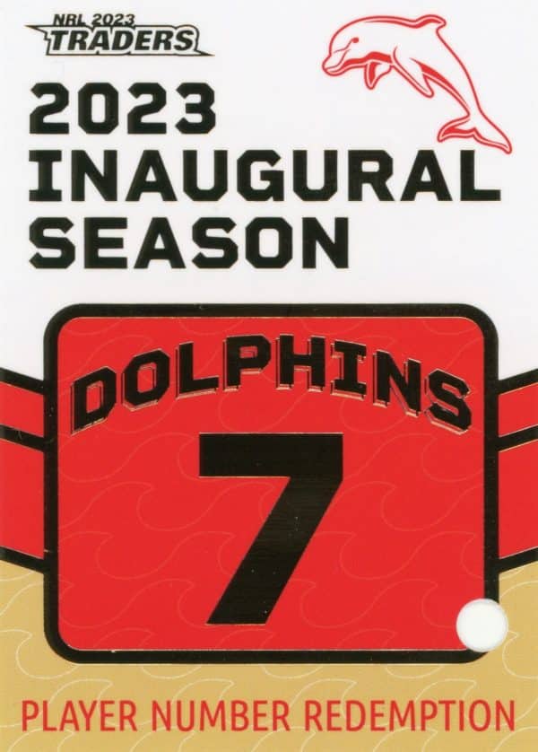 2023 NRL Traders Dolphins Parallel Inaugural Card - DP07 Sean O'Sullivan - Image 2