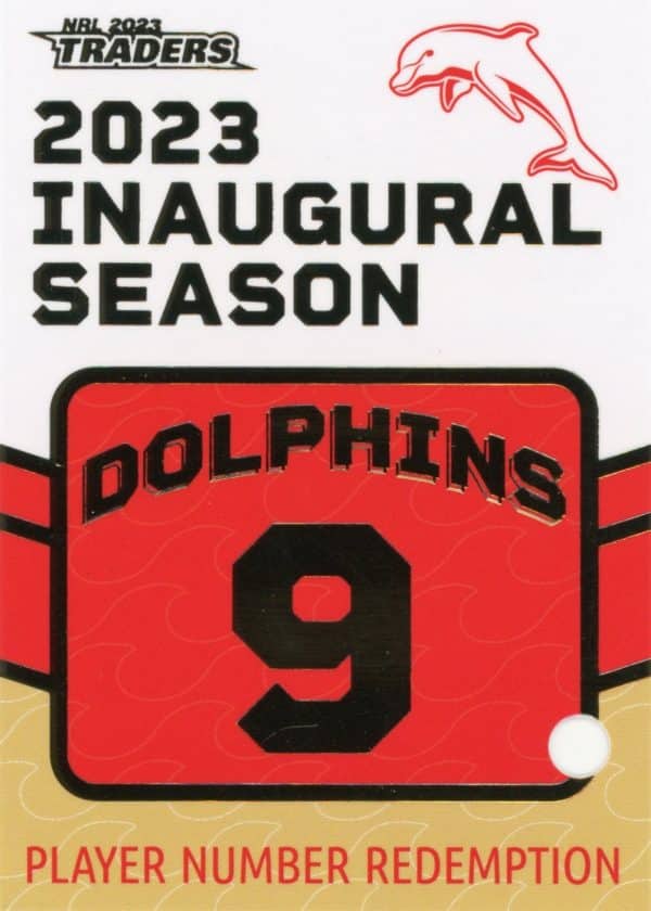 2023 NRL Traders Dolphins Parallel Inaugural Card - DP09 Jeremy Marshall-King - Image 2