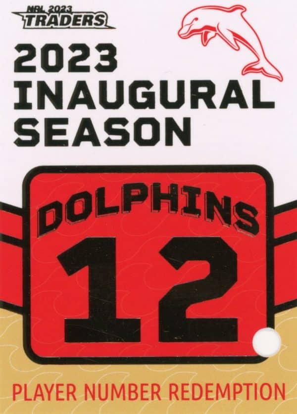 2023 NRL Traders Dolphins Parallel Inaugural Card - DP12 Kenneath Bromwich - Image 2