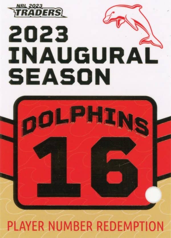 2023 NRL Traders Dolphins Parallel Inaugural Card - DP16 Kurt Donoghoe - Image 2