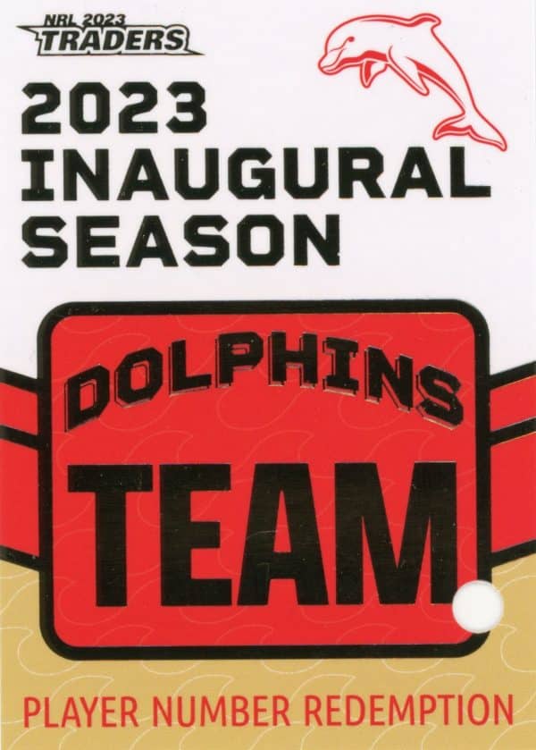2023 NRL Traders Dolphins Parallel Inaugural Card - DP18 Team Photo - Image 2