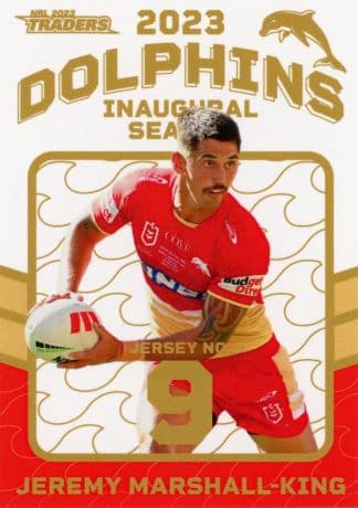 2023 NRL Traders Dolphins Parallel Inaugural Card - DP09 Jeremy Marshall-King