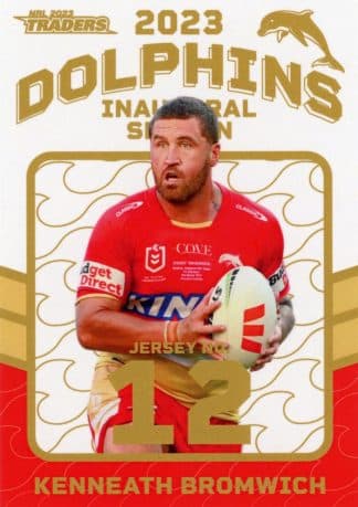 2023 NRL Traders Dolphins Parallel Inaugural Card - DP12 Kenneath Bromwich