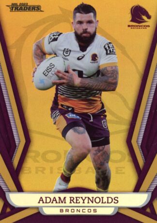 2023 NRL Traders Gold Pearl Specials - GS008 Adam Reynolds Brisbane Broncos
