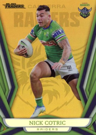 2023 NRL Traders Gold Pearl Specials - GS012 Nick Cotric Canberra Raiders