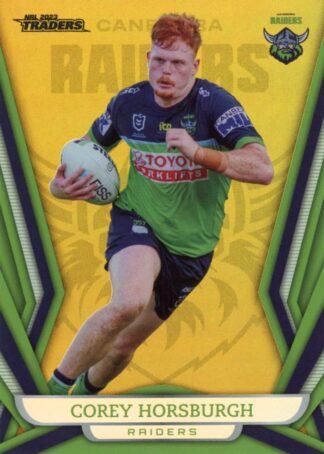 2023 NRL Traders Gold Pearl Specials - GS013 Corey Horsburgh Canberra Raiders