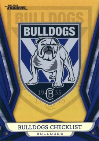 2023 NRL Traders Gold Pearl Specials - GS021 Checklist Canterbury Bulldogs