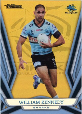 2023 NRL Traders Gold Pearl Specials - GS035 William Kennedy Cronulla Sharks