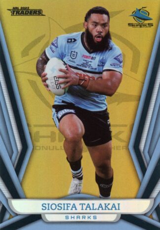 2023 NRL Traders Gold Pearl Specials - GS040 Siosifa Talakai Cronulla Sharks