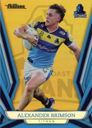 2023 NRL Traders Gold Pearl Specials - GS042 Alexander Brimson Gold Coast Titans