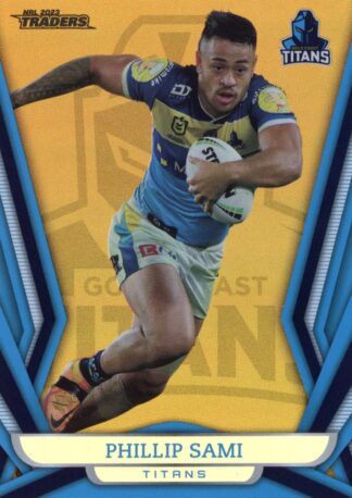 2023 NRL Traders Gold Pearl Specials - GS049 Phillip Sami Gold Coast Titans