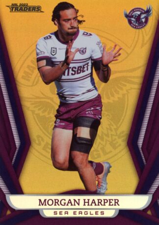 2023 NRL Traders Gold Pearl Specials - GS056 Morgan Harper Manly Sea Eagles