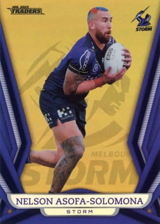 2023 NRL Traders Gold Pearl Specials - GS062 Nelson Asofa-Solomona Melbourne Storm