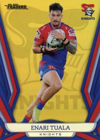 2023 NRL Traders Gold Pearl Specials - GS079 Enari Tuala Newcastle Knights