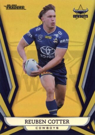2023 NRL Traders Gold Pearl Specials - GS082 Reuben Cotter North QLD Cowboys