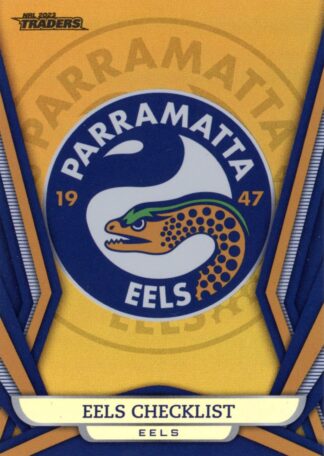 2023 NRL Traders Gold Pearl Specials - GS091 Checklist Parramatta Eels