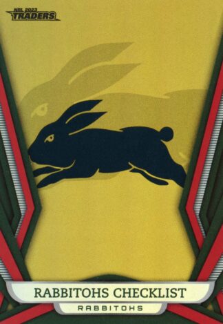 2023 NRL Traders Gold Pearl Specials - GS111 Checklist South Sydney Rabbitohs