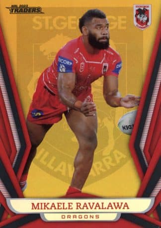 2023 NRL Traders Gold Pearl Specials - GS128 Mikaele Ravalawa St George Dragons
