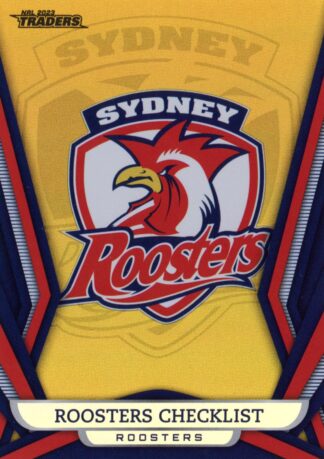 2023 NRL Traders Gold Pearl Specials - GS131 Checklist Sydney Roosters