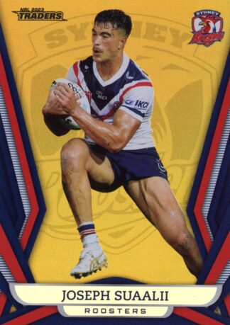 2023 NRL Traders Gold Pearl Specials - GS135 Joseph Suaalii Sydney Roosters