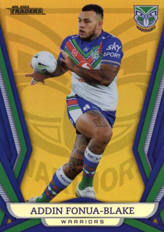 2023 NRL Traders Gold Pearl Specials - GS145 Addin Fonua-Blake Warriors