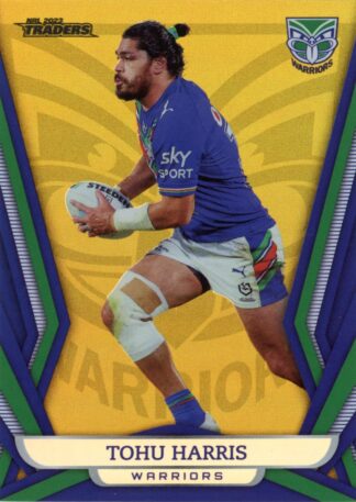 2023 NRL Traders Gold Pearl Specials - GS146 Tohu Harris Warriors