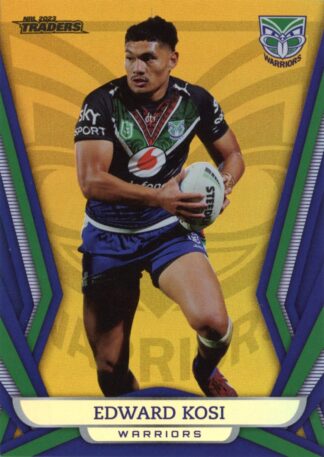 2023 NRL Traders Gold Pearl Specials - GS147 Edward Kosi Warriors
