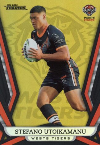 2023 NRL Traders Gold Pearl Specials - GS160 Stefano Utoikamanu Wests Tigers