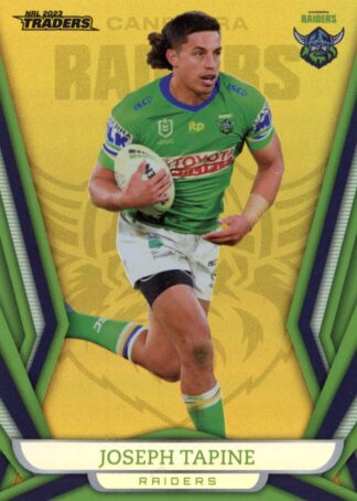 2023 NRL Traders Gold Pearl Specials - GS016 Joseph Tapine Canberra Raiders