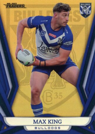 2023 NRL Traders Gold Pearl Specials - GS026 Max King Canterbury Bulldogs